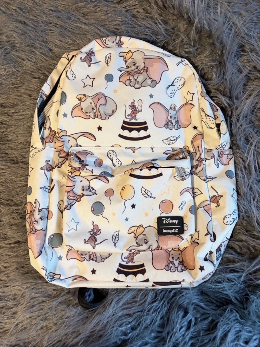 Loungefly Dumbo canvas full size Backpack. All over print